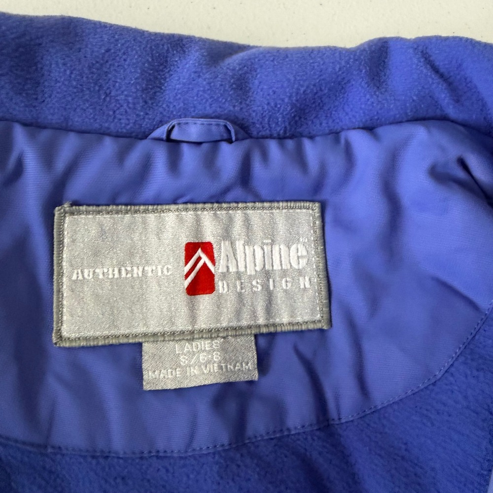 Alpine Design Insulated Ski Jacket Blue White Winter Performance Women's S - Picture 3 of 12